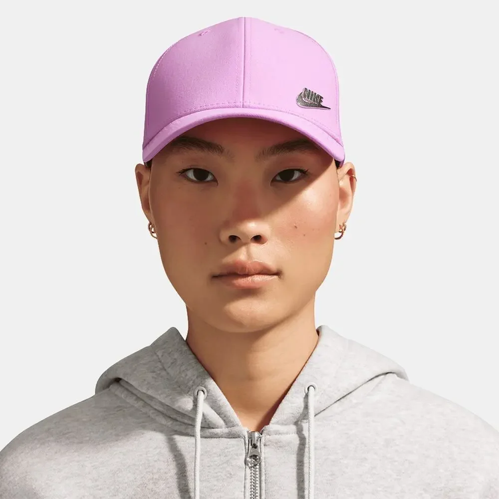 Nike Dri-FIT Club Cap Structured Metal Logo Light Magenta Size M/L FB5371-503